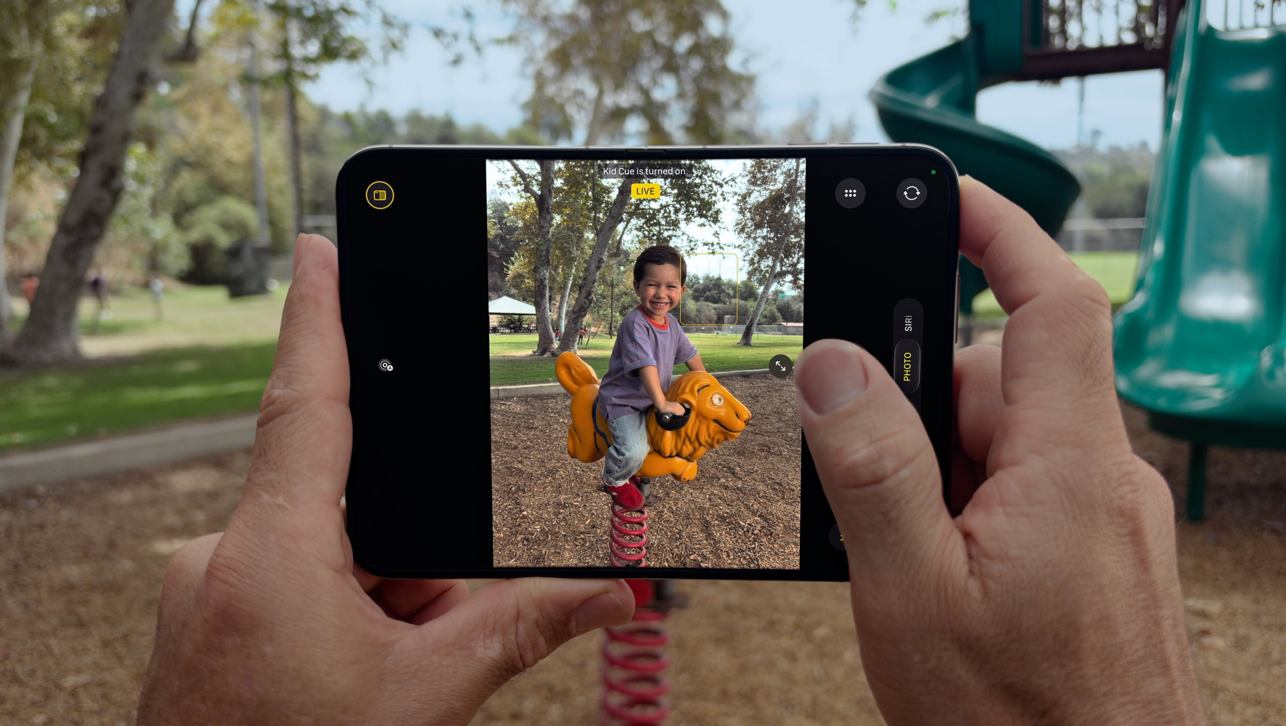Animazione per bambini sul display esterno